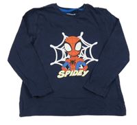 Tmavomodré triko se Spider-manem PRIMARK