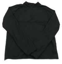 Černá thermo mikina s logem Nike