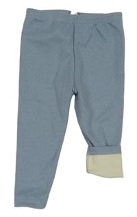 Modré melírované teplákové teplákové legíny SHEIN