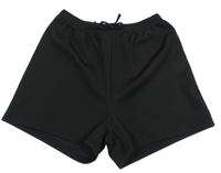 Čierne vzorované kraťasy s mašlou SHEIN