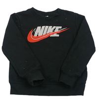 Černá mikina s logem Nike