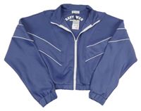 Nové - Modrá športová prepínaci crop mikina Primark