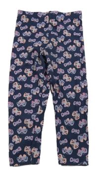 Tmavomodré legíny s motýly Nutmeg