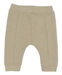 Béžovo-smotanové kockované tepláky River Island