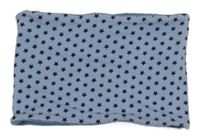 Modrý nákrčník s hvězdami