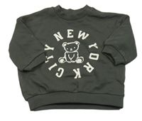 Antracitová mikina s medvěďom H&M