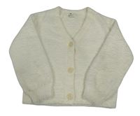 Smotanový chlpatý prepínaci sveter H&M