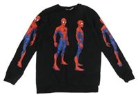 Čierna ľahká mikina so Spidermanem