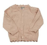 Světlerůžový propínací lehký svetr Primark