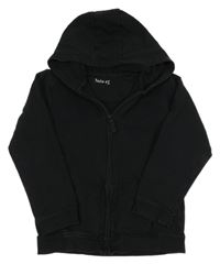 Čierna prepínaci mikina s kapucňou Nutmeg