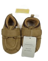 Nové - Hnědé semišové capáčky Primark