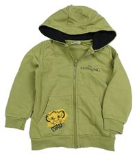Khaki prepínaci mikina s kapucí - Levíý kráľ Disney