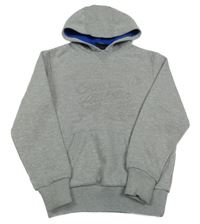 Sivá mikina s nápismi a kapucňou Jack & Jones