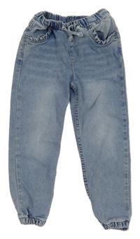 Světlemodré teplákové cuff rifle H&M