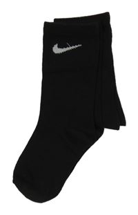 2set - 2x Černé ponožky Nike 