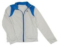 Bielo-modrá prepínaci športová mikina Domyos