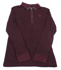 Mahagonové polo triko F&F