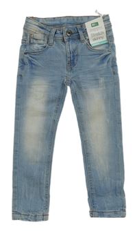 Nové - Světlemodré skinny rifle s prošoupáním ZEEMAN 