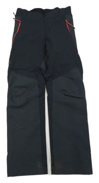 Tmavosivé softshellové nohavice Decathlon