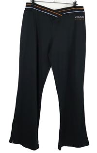 Dámske čierne športové teplákové nohavice Head