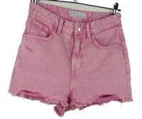 Dámské růžové riflové kraťasy Primark 