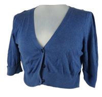 Dámské tmavomodré svetrové bolerko M&S