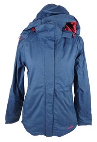 Dámská modrá šusťáková outdoorová bunda s kapucí Peter Storm