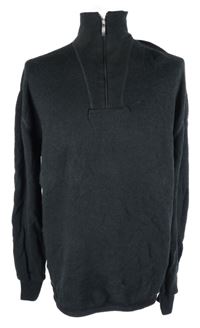 Pánský černý vlněný svetr Woolpower vel. XXXL