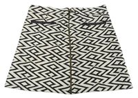 Bielo-čierna vzorovaná prepínaci sukňa River Island