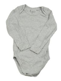 Světlešedé žebrované body