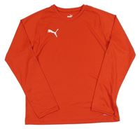 Červené športové funkčné tričko Puma