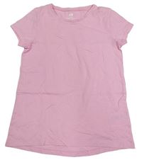 Svetloružové tričko H&M