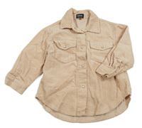 Svetloružová menšestrová košeľová bunda