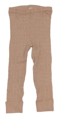 Světlerůžové copánkové kamaše George