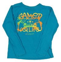 Azurové triko s ovladačem Chapter young