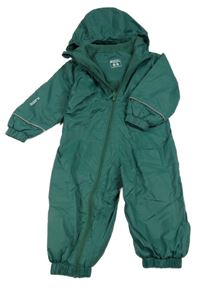 Zelená šusťáková podšitá kombinéza s kapucí Mountain Warehouse