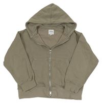 Hnedá prepínaci mikina s kapucňou Zara