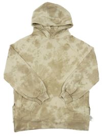 Béžpvá batikovaná mikina s kapucí Next