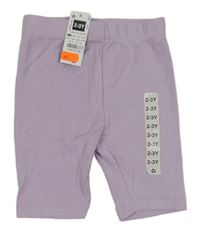 Nové - Lila rebrované kraťasy Dunnes