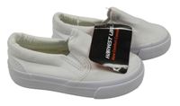 Nové - Bílé slip on boty vel.23