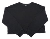 Čierna crop mikina New Look