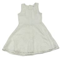 Biele čipkové šaty C&A