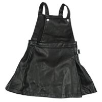 Čierna koženková na traká sukňa Primark