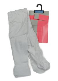 Nové - Biele silonové pančuchy Tu