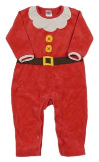 Červený sametový overal - Santa F&F