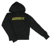 Černá fotbalová mikina Aberdeen FC s kapucňou