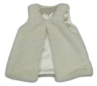 Smotanová kožušinová podšitá vesta Matalan