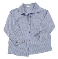 Modro-bílá proužkovaná halenka Shein 