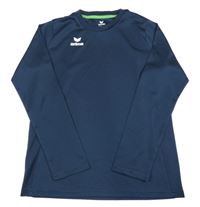 Tmavomodré športové tričko s logom Erima