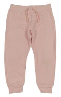 Svetloružové cuff tepláky Primark